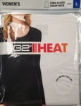 Women's Degrees Heat Long Sleeve Scoop Neck White Base Layer Large Stretch New. Price: $13.99.
