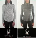 Spyder Active Women's 1/2 Zip Baselayer Athletic Jersey Top New. Price: $26.95.