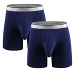 Ouruikia Men's Underwear Cotton Boxer Briefs Long Leg Large, 2 Packs-blue New. Price: $26.62.