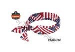 Ergodyne Chill-its 6700 Evaporative Cooling Bandana Stars/stripes Reusable New. Price: $7.89.
