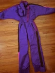 Vintage Obermeyer Brushstroke Purple Coverall Ski Snow Suit & Mittens Women 8 Pre-owned. Price: $69.99.