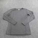MINUS33 Shirt Womens Large Gray Long Sleeve Merino Wool Thermal Base Layer Pre-owned. Price: $44.99.