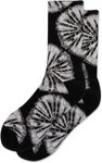 Hot Sox Women's Knit Radial Tie Die Crew Sock Pair, Black, 9-11 New. Price: $13.69.