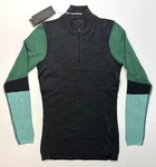Women's Smartwool Intraknit Thermal Merino Baselayer Colorblock 1/4 Zip Charcoal New. Price: $98.69.