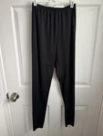 Cuddl Duds Women's Black Ankle Leggings Small Polyester Stretch Elastic Waist Pre-owned. Price: $5.00.