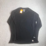 Carhartt Force Midweight Waffle Base Layer Crewneck Top Black 2XL MBL113-BLK New. Price: $31.50.