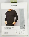 Men's Goodfellow Size Gray Premium Ultra-soft Thermal Shirt Torn Box New. Price: $6.61.