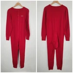 Carhartt Men's Red Long Sleeve Thermal Union Suit One Piece Pajamas Size Large New. Price: $41.49.