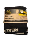 Realtree Xl Men's Cotton Thermal Bottoms- Heavyweight- Black -new. Price: $13.75.