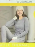 Cuddl Duds Warm Layers Waffle Thermal Long Sleeve Crew Graphite Heather Lrg Nwt New. Price: $17.95.
