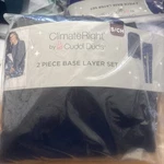 2-PIECE Climateright By Cuddl Duds Women Base Layer Top Legging Set Blue New. Price: $15.00.