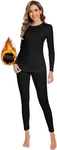 Yadifen Women Thermal Underwear Set,long Johns For Base Small, Black New. Price: $33.96.