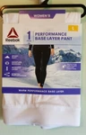 Reebok Women's Base Layer Pants Large White Thermal Long Underwear Poly #5424 New. Price: $12.50.