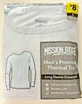Nwt Mission Ridge Men's 2X-LARGE Premium Thermal Long Sleeve Crewneck Top Xxl New. Price: $6.95.