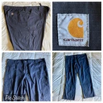 Carhartt Force Ripstop Multi Cargo Utility Scrub Pant Men 3XLT Gray C54108 Euc Pre-owned. Price: $16.99.