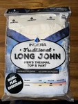 Indera Men's Traditional Long John Thermal Top & Pant White Xl New Sealed. Price: $14.76.