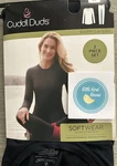 2 Pc Cuddl Duds Women Medium Top & Legging Set Black New Stretch Long Sleeve. Price: $39.99.