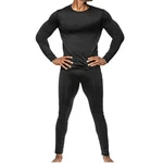 Body Glove Men's Thermal Fleece Lined Base Layer 2 Pc Set Xl Black Top Pants New. Price: $19.95.