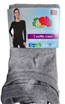 Fruit Loom Women's Eversoft Gray Waffle Crew Thermal Top Base Layer Sz Xs New. Price: $7.99.