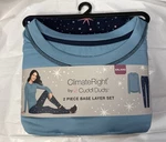 Climateright By Cuddl Duds Women Top And Leggings Navy Galaxy Set 2PC Xxl New. Price: $15.00.