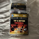 Lot Of #2 Polar Extreme Youth Thermal Base Layer X-large Black Top/bottom Set New. Price: $20.00.