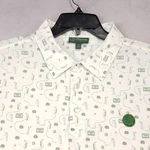 Masters 1934 Berkmans Place Polo Shirt Mens Xl Golf Geometric Print Aop Stretch Pre-owned. Price: $179.99.