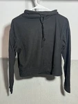 Hottotties Wander Black Textured Pullover Cowl Neck Top Women's Size Pre-owned. Price: $12.99.