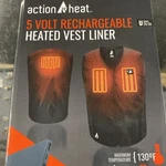Actionheat 5V Battery Heated Vest Liner New. Price: $89.99.