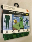 New Climate Right Cuddl Duds Minecraft Boys Warm Underwear Set S,m,l. Price: $14.98.
