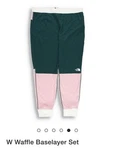 North Face Women's Waffle Baselayer Pant Pink Green White Xl - Only New. Price: $43.99.