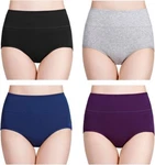 Wirarpa Women Cotton Underwear High Waisted Ladies Panties Full Coverage B New. Price: $39.99.