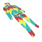 Women's Airblaster Tie Dye Ninja Bodysuit Base Layer W/ Hood Size Pre-owned. Price: $48.50.
