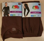 Fruit Of Loom Women's Small 4-6 Waffle Thermal Set Brown Shirt & Pants 21425 New. Price: $19.50.