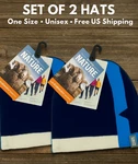 Icebreaker Merino Wool Beanie Hat Unisex Blue One Size Set Of 2 New. Price: $26.50.