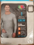 Fruit Of Loom Shirt Men's & Crew Neck White Thermal Waffle Base New. Price: $9.99.