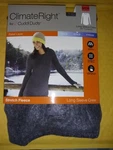 Climateright Cuddl Duds Women's Plush Warm Long Sleeve Crew Underwear S/ch/gray New. Price: $15.75.