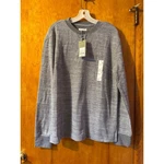 Men's Goodfellow & Charcoal Gray Long Sleeve Standard Fit Thermal Shirt New. Price: $14.99.