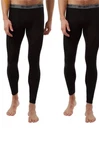 2-PACK 32 Degrees Heat Thermal Base Layer Pants, Men's Large, Black, New. Price: $17.90.