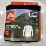 Ozark Trail Men's Wool Blend Base Layer Thermal Black Soot Top Sz Xxl (50-52) New. Price: $14.95.