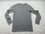 West Loop Mens Lounge Long Sleeve Button Shirt Medium / Large Grey Soft Pre-owned. Price: $8.25.