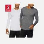 32 Degrees Men Top Long Sleeve Heat Crew Neck Pack Thermal Tee Size New. Price: $13.99.