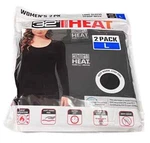Women Long Sleeve 32 Degrees Heat Scoop 2PK Thermal Base Black Tee Xl New. Price: $9.59.