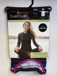 Nwt Women's Cuddl Duds Softwear Stretch Long Sleeve Crew Top Black Striped Sz New. Price: $14.99.