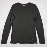 Smartwool Mens 100% Merino Gray Long Sleeve Base Layer Shirt Top Size Pre-owned. Price: $19.99.