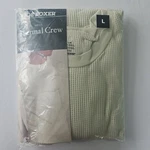 Joe Boxer Men Cream Long Sleeve Thermal Pullover Shirt Nwt Vintage New. Price: $12.99.