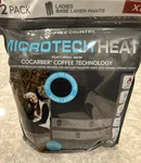 2 Pack Free Country Xl Ladies Base Layer Pants Black Microtech Heat New. Price: $18.00.