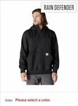 Carhartt Rain Defender Heavyweight Hooded Quarter-zip Sweatshirt Black 3XL Tall New. Price: $50.00.