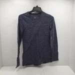 Cuddl Duds Comfort Wear Ls W/thumbholes Crew Neck Top, Navy/grph Marbled, Xs,nwt New. Price: $17.99.