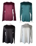 Cuddl Duds Chill Chasers Stretch Microfiber Long Sleeve Crew Top CD8485 New. Price: $11.99.