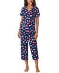 Cuddl Duds Sleepwear Women's Cropped Short-sleeve Blue Nwt New. Price: $16.62.